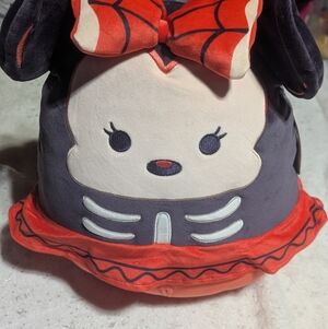 Disney Minnie Mouse Skeleton Squishmallow 12" Halloween Plush NWT Jazwares